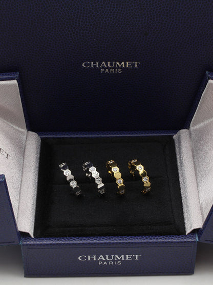 حلق شومية زركون كيرف لوقو حلق chaumet