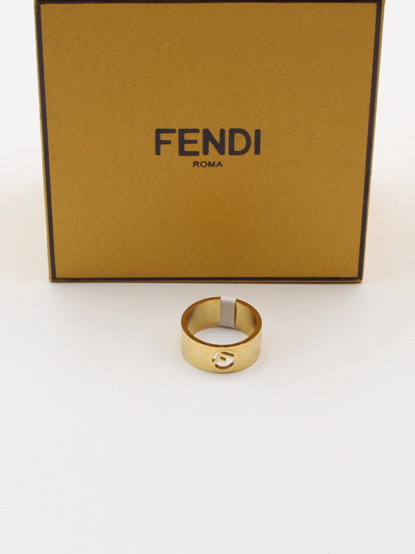 دبلة فندي عريضه خواتم fendi  