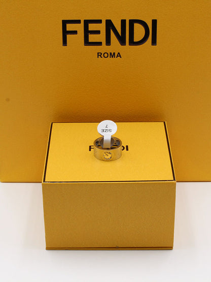 دبلة فندي عريضه خواتم fendi  