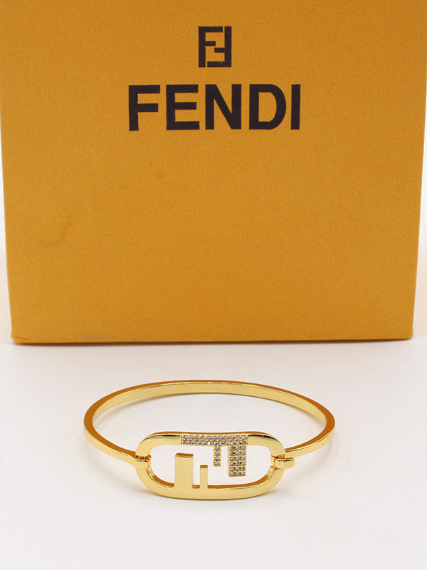 اساور فندي بانقل زركون اسواره fendi ذهبي