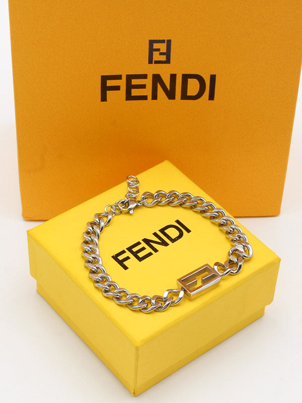 اسواره فندي جنزير اسواره fendi فضي