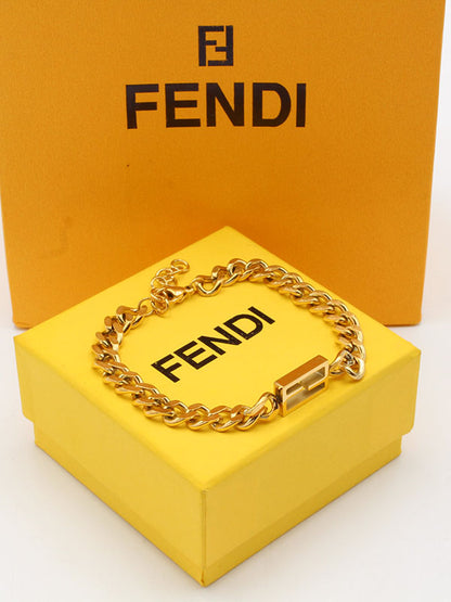 اسواره فندي جنزير اسواره fendi ذهبي