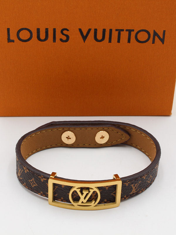 اسوار لويس فيتون جلد اسواره louis vuitton ذهبي