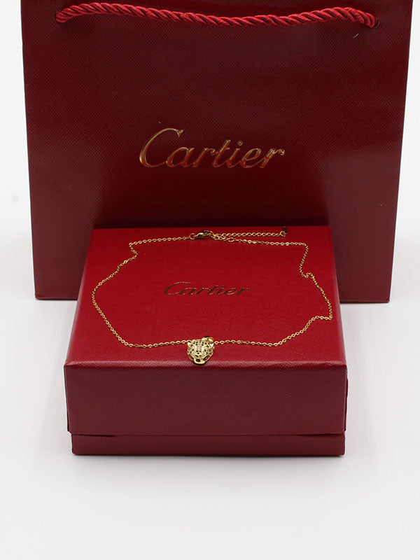 سلسال كارتير تايقر ناعم بلاك قولد سلسال CARTIER