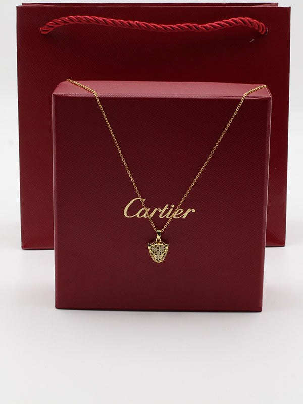 سلسال كارتير تايقر ناعم بلاك قولد سلسال CARTIER ذهبي