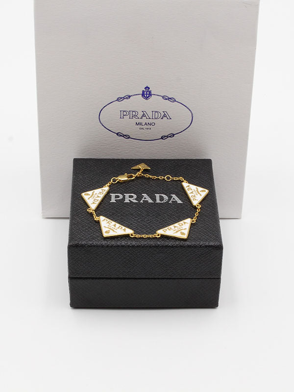 اساور برادا لوقو فور بندنتس اسواره brada ابيض ذهبي