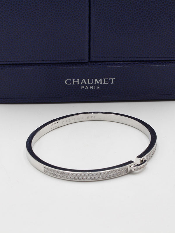 اساور شومية بانقل زركون اسواره chaumet فضي