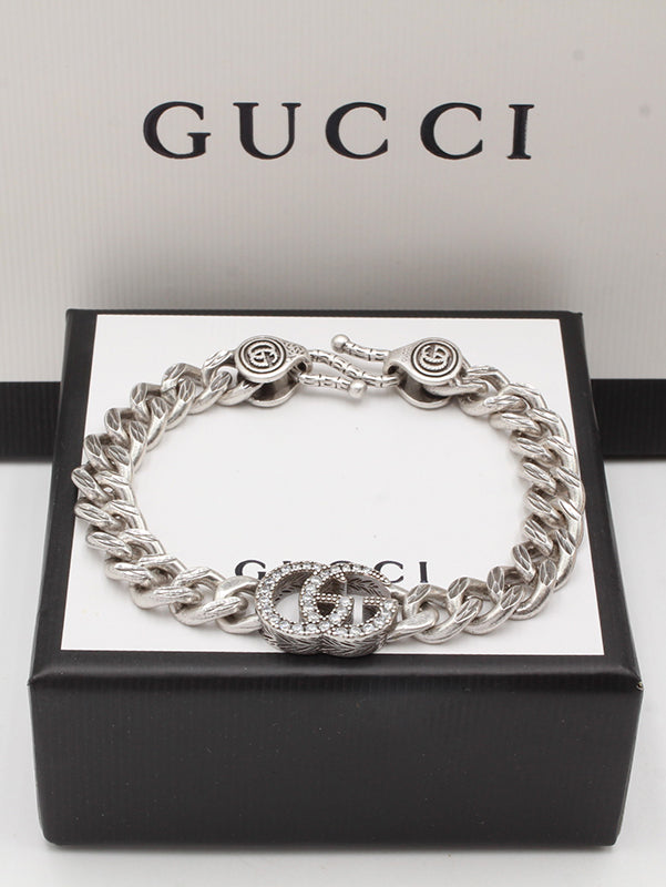 اسوارة قوتشي زركون جنزير لوقو اسواره gucci