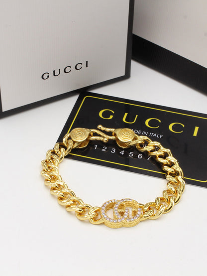 اسوارة قوتشي زركون جنزير لوقو اسواره gucci
