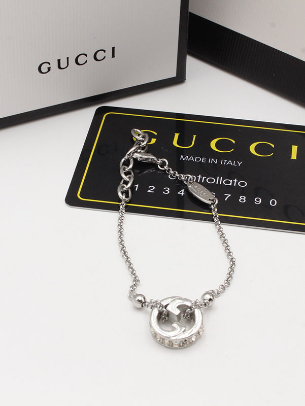 اسوارة قوتشي كيوبك زركون ناعمة لوقو اسواره gucci