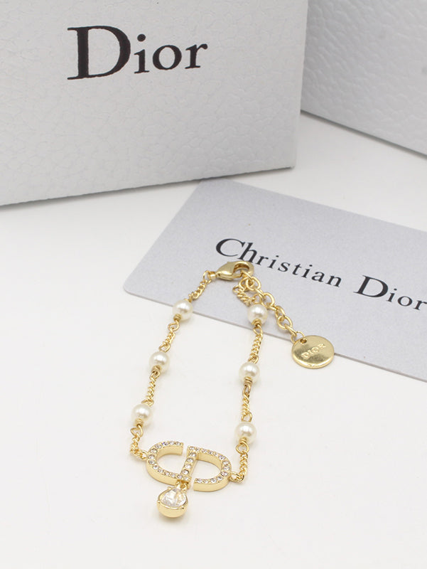 اسوارة ديور قولد بيرل نيو ستايل اسواره dior