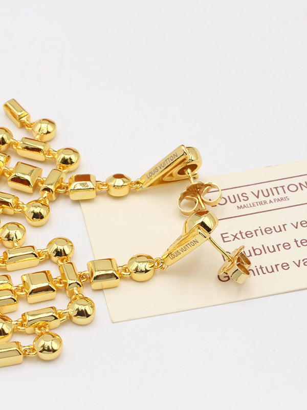 حلق لويس فيتون طويل سهره حلق louis vuitton