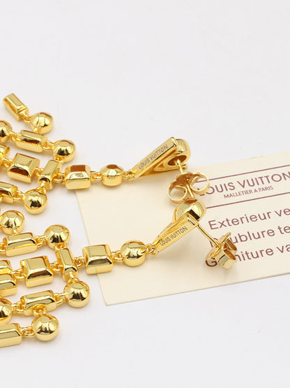 حلق لويس فيتون طويل سهره حلق louis vuitton