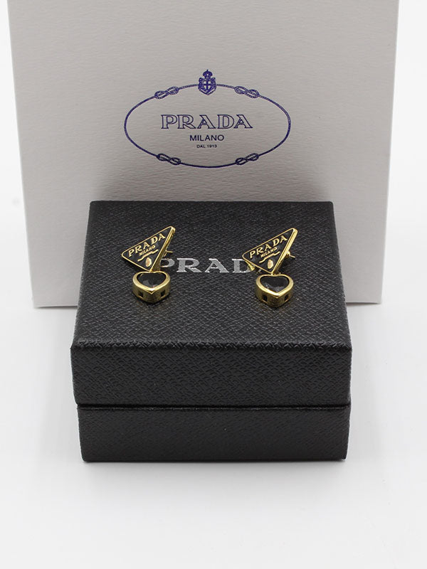 حلق برادا لوقو بندنت حلق brada اسود ذهبي