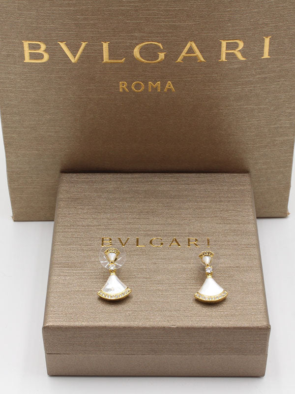 حلق بولغاري شيل وايت حلق bvlgari ذهبي