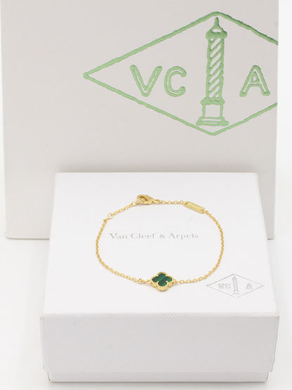اسواره فان كليف ميني ماستر اسواره van cleef اخضر ذهبي