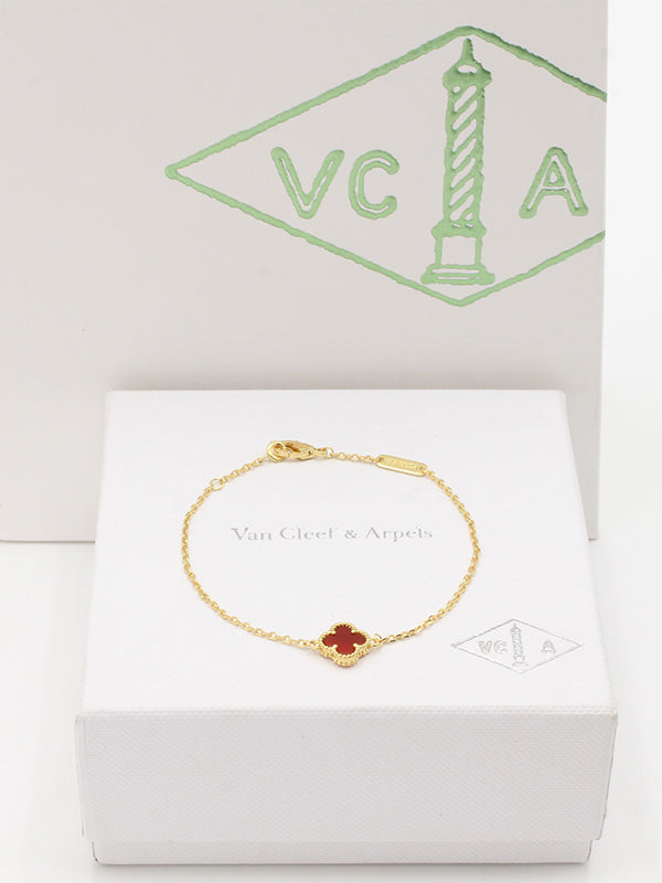 اسواره فان كليف ميني ماستر اسواره van cleef عنابي ذهبي
