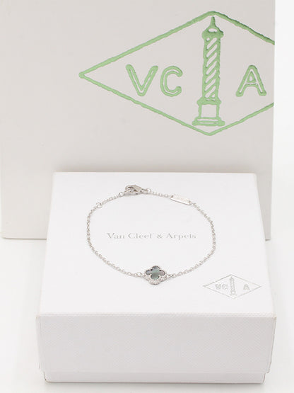 اسواره فان كليف ميني ماستر اسواره van cleef رمادي فضي