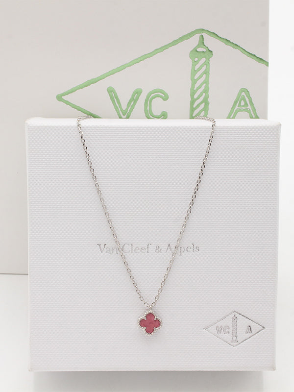 سلسال فان كليف ميني ماستر سلسال van cleef وردي فضي