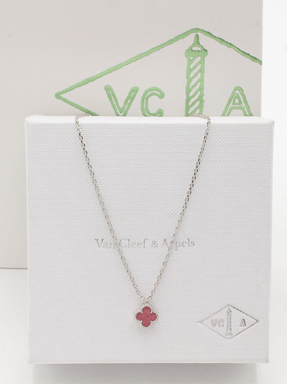 سلسال فان كليف ميني ماستر سلسال van cleef وردي فضي