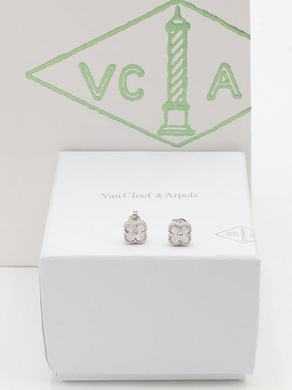 حلق فان كليف ميني ماستر حلق van cleef فضي