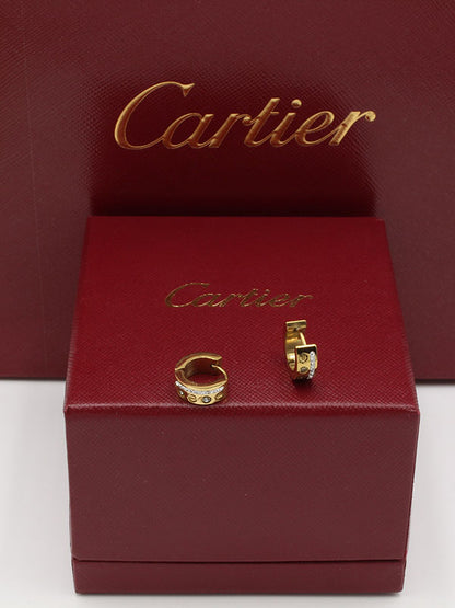 حلق كارتير لوف كبس صغير سيركل حلق CARTIER