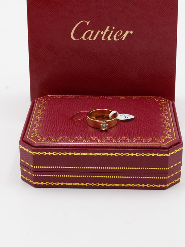 خاتم كارتير سوليتير لوقو خواتم CARTIER