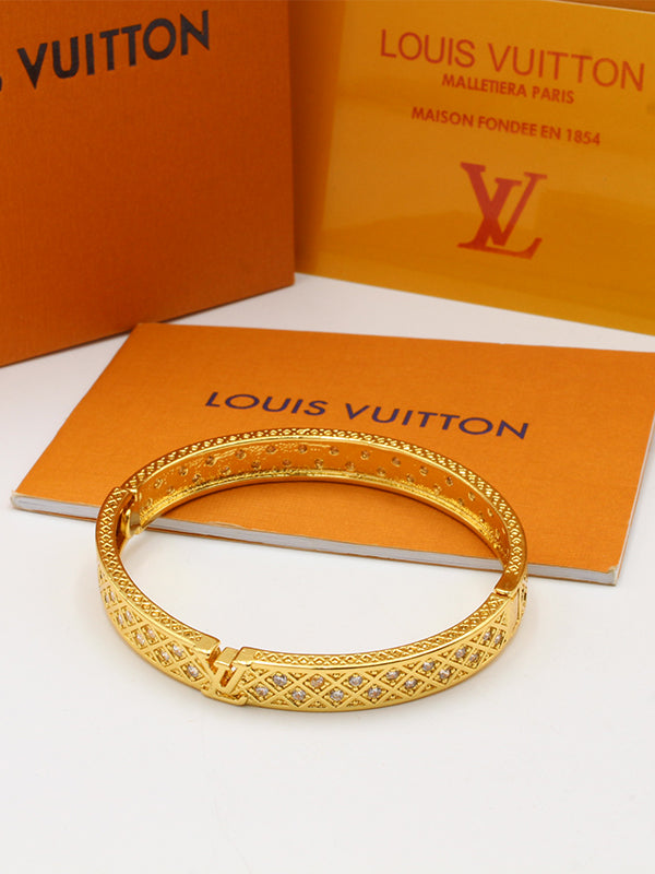 اسواره لويس فيتون بانقل زركون قولد اسواره louis vuitton ذهبي