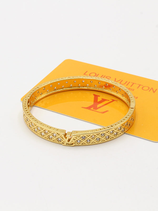 اسواره لويس فيتون بانقل زركون قولد اسواره louis vuitton