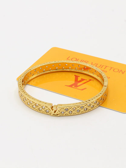 اسواره لويس فيتون بانقل زركون قولد اسواره louis vuitton