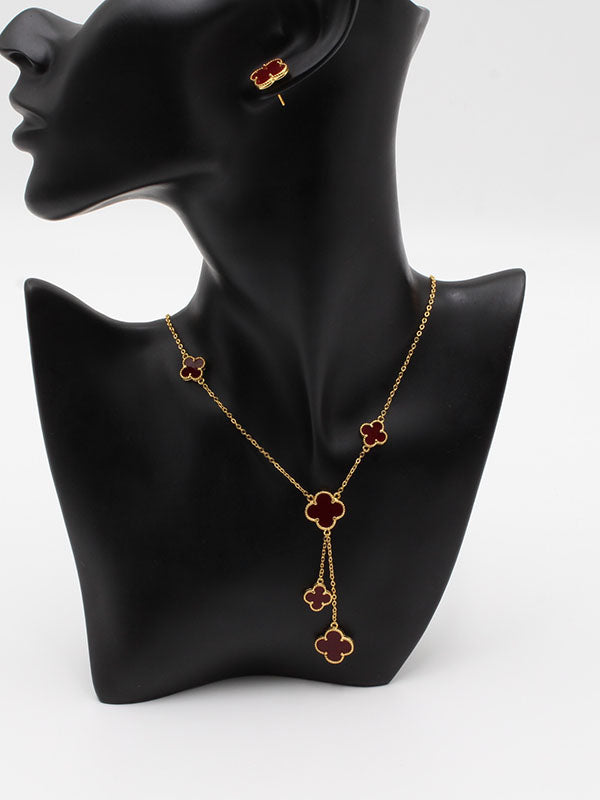 طقم فان كليف 5 وردات ناعم اطقم van cleef