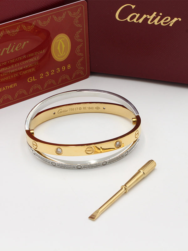 اسواره كارتير دبل بانقل زركون مكس كلر لوقو اسواره CARTIER