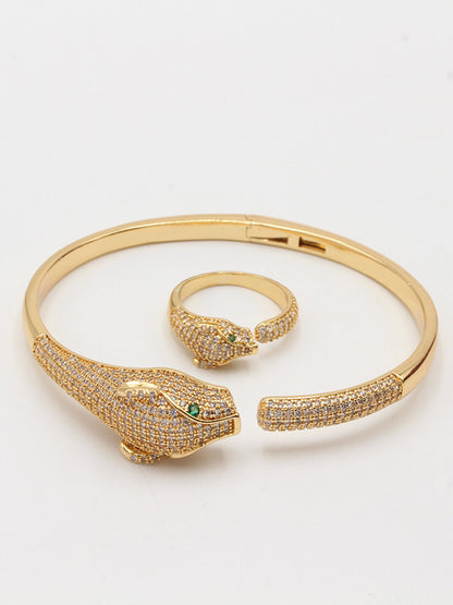 اسواره كارتير تايقر زركون مع خاتم اسواره CARTIER