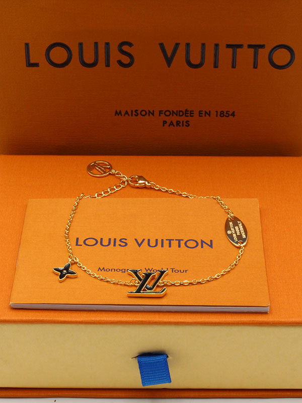 اساور لويس فيتون بندنت ملون اسواره louis vuitton اسود ذهبي