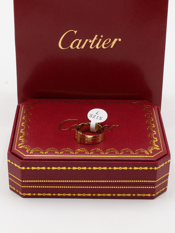 خاتم كارتير ثري لاينز لوقو خواتم CARTIER  