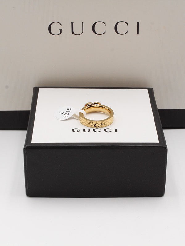 خاتم قوتشي زركون لوقو خواتم gucci  