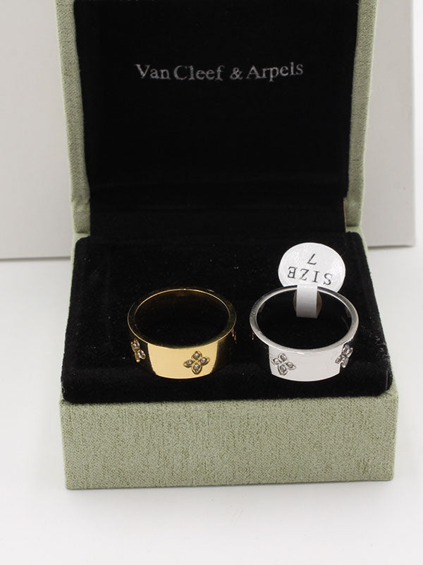 دبلة فان كليف زركون لوقو خواتم van cleef