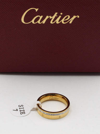 دبلة كارتير زركون لاين لوقو خواتم CARTIER