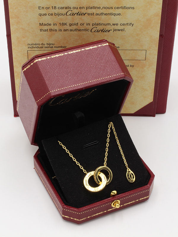 سلسال كارتير بيق سيركلز لوقو سلسال CARTIER ذهبي