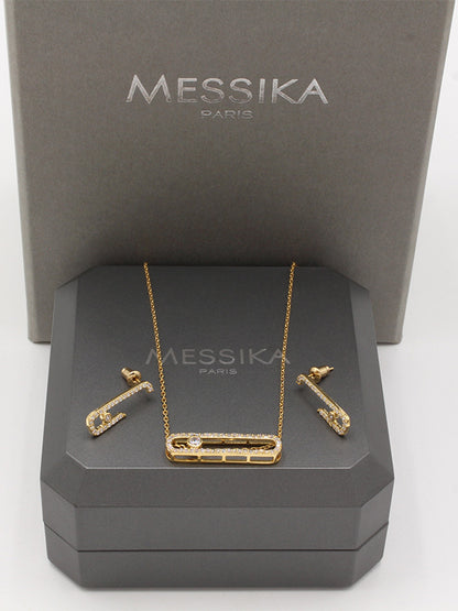 طقم ميسيكا 2 قطع ناعم اطقم messika