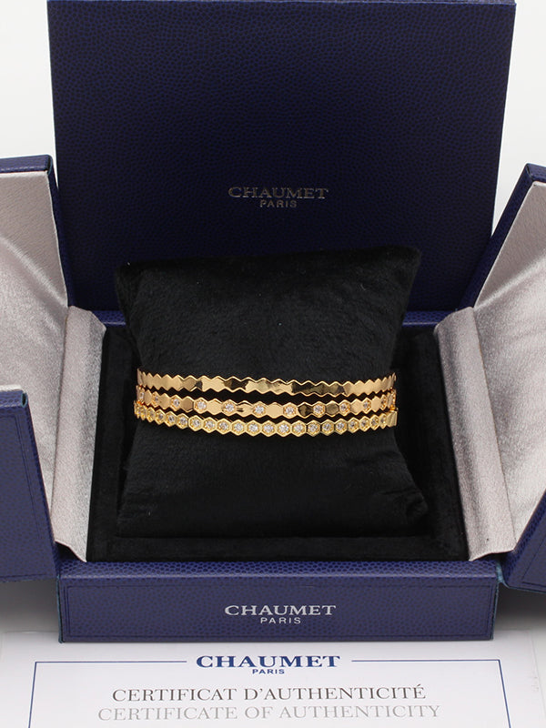 اساور شومية 3 قطع ملونه مقاس 17 اسواره chaumet
