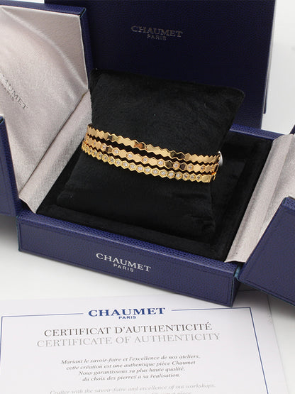 اساور شومية 3 قطع ملونه مقاس 17 اسواره chaumet