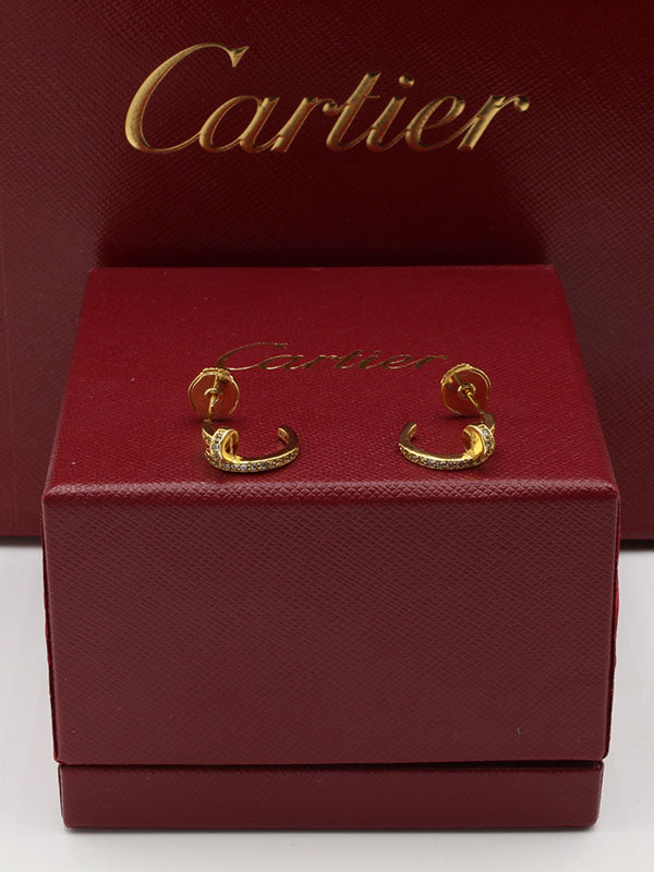حلق كارتير كبس صغير اوبن لوقو حلق CARTIER