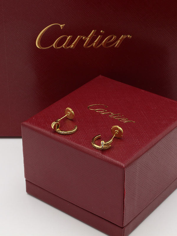 حلق كارتير كبس صغير اوبن لوقو حلق CARTIER