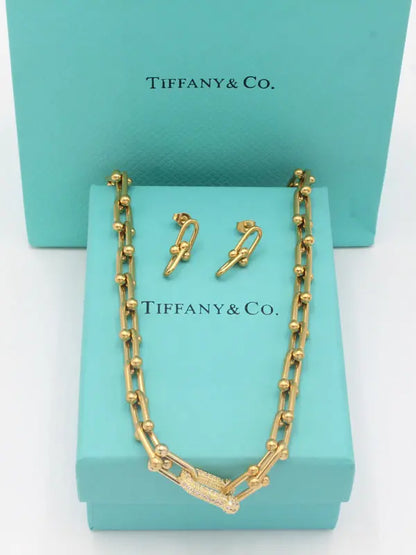 طقم تيفاني زركون 2 قطع اطقم tiffany