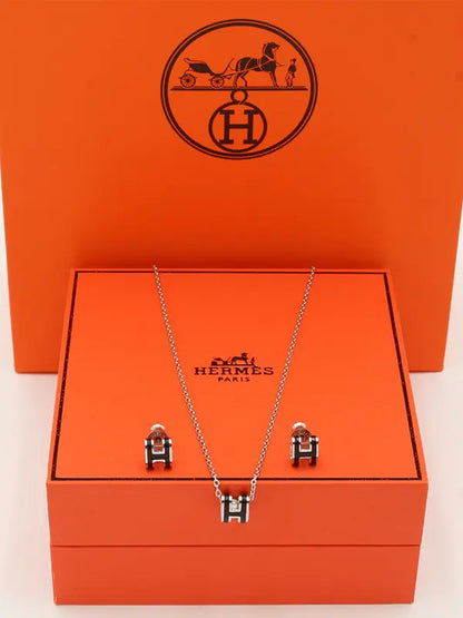 طقم هيرمز ملون ناعم ماستر لوقو