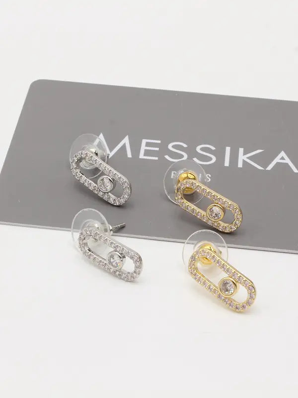 حلق ميسيكا زركون وسط حلق messika