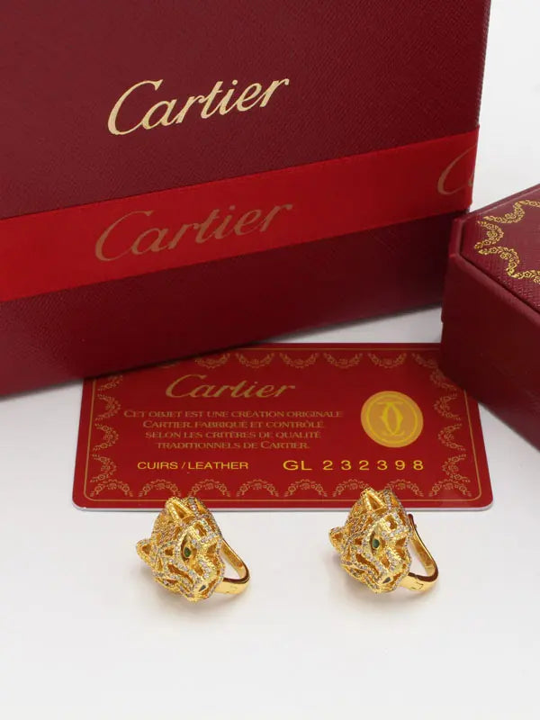 حلق كاتير تايقر فيس زركون نيو ماستر حلق CARTIER