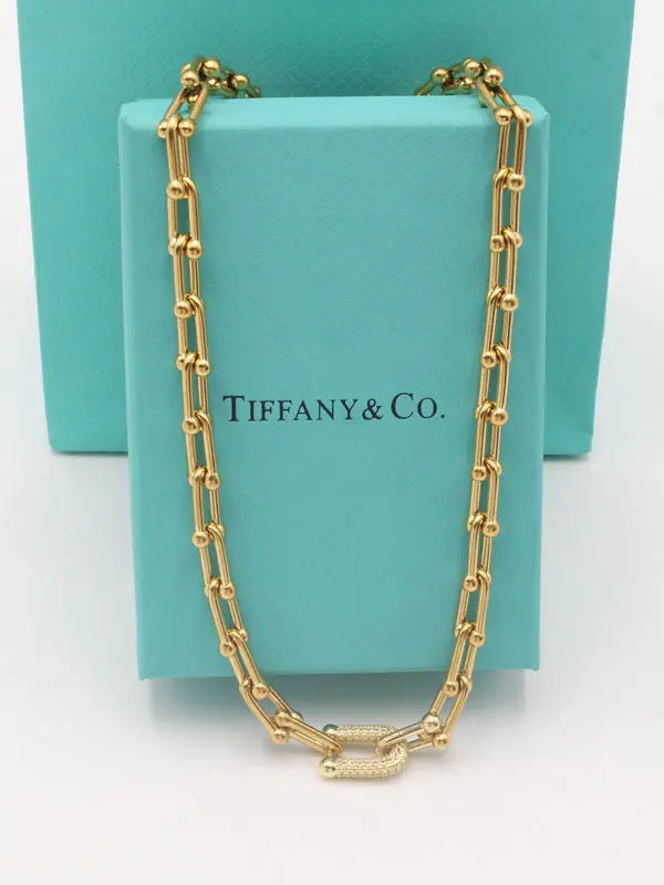 سلسال تيفاني زركون الجديد سلسال tiffany ذهبي