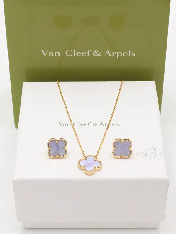 طقم فان كليف لوقو ناعم 689 اطقم van cleef موف ذهبي